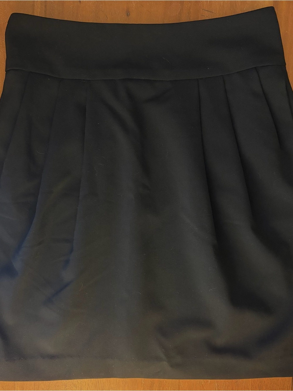 Alice + Olivia Black Mini Pleated Skirt